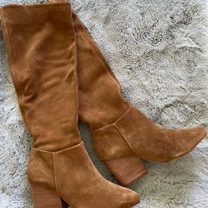 ABLE Rojas Tall Boot-Tobacco 7M-Suede